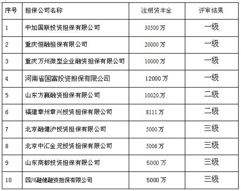 舒兰市担保公司的现状与发展